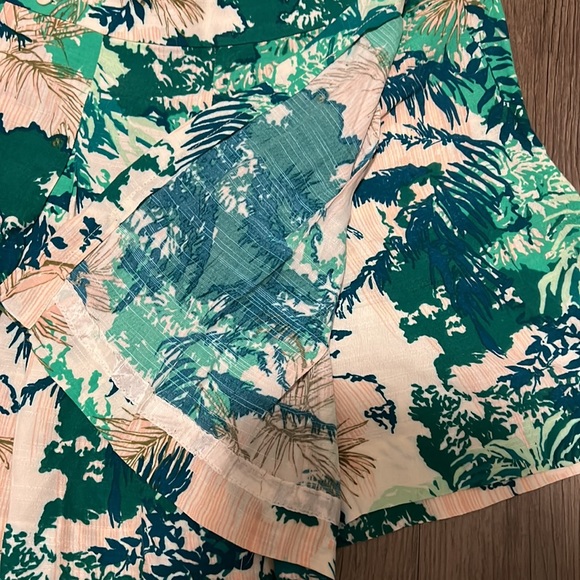 Anthropologie Elevenses Skort Tropical Pattern - Picture 5 of 9